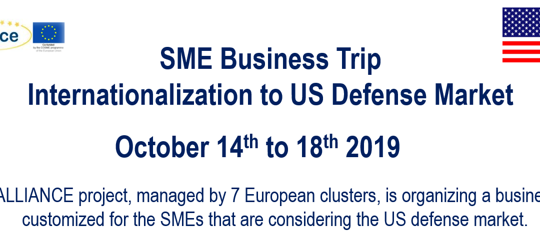 ALLIANCE – SME Business Trip – Oct. 14th to 18th