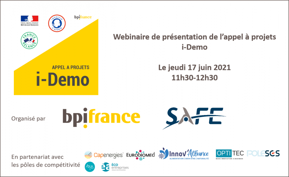 Webinaire de présentation Appel à projets i-Demo