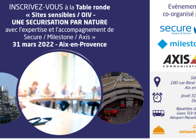 Table ronde « Sites sensibles / OIV – une sécurisation par nature »