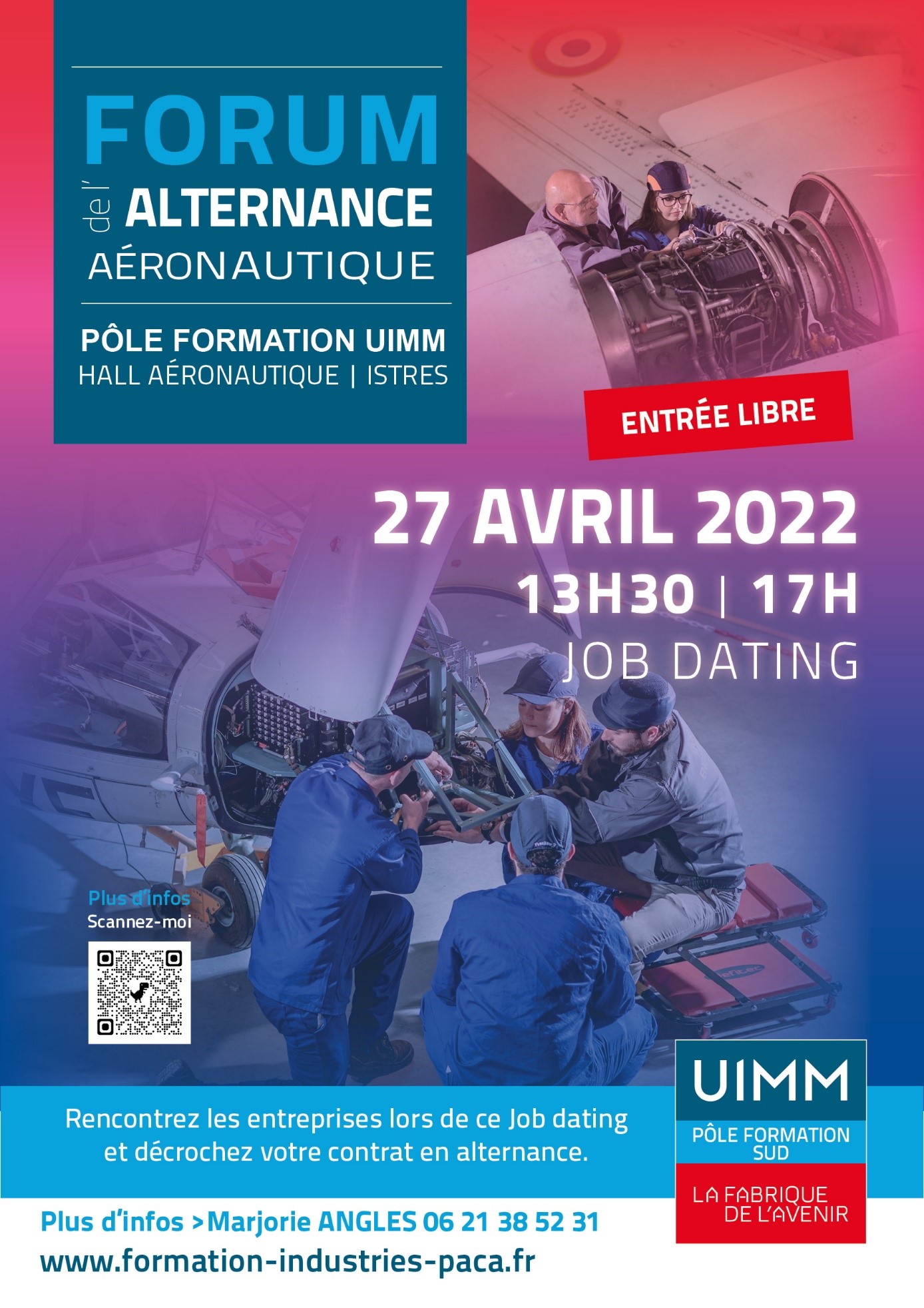 AFFICHE FORUM DE L'ALTERNANCE CFAI 27 AVRIL