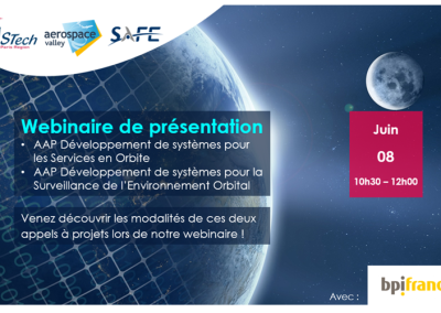 Webinaire de présentation des appels du secteur spatial
