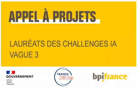 Appel à projets – Lauréats des Challenges IA – Vague 3
