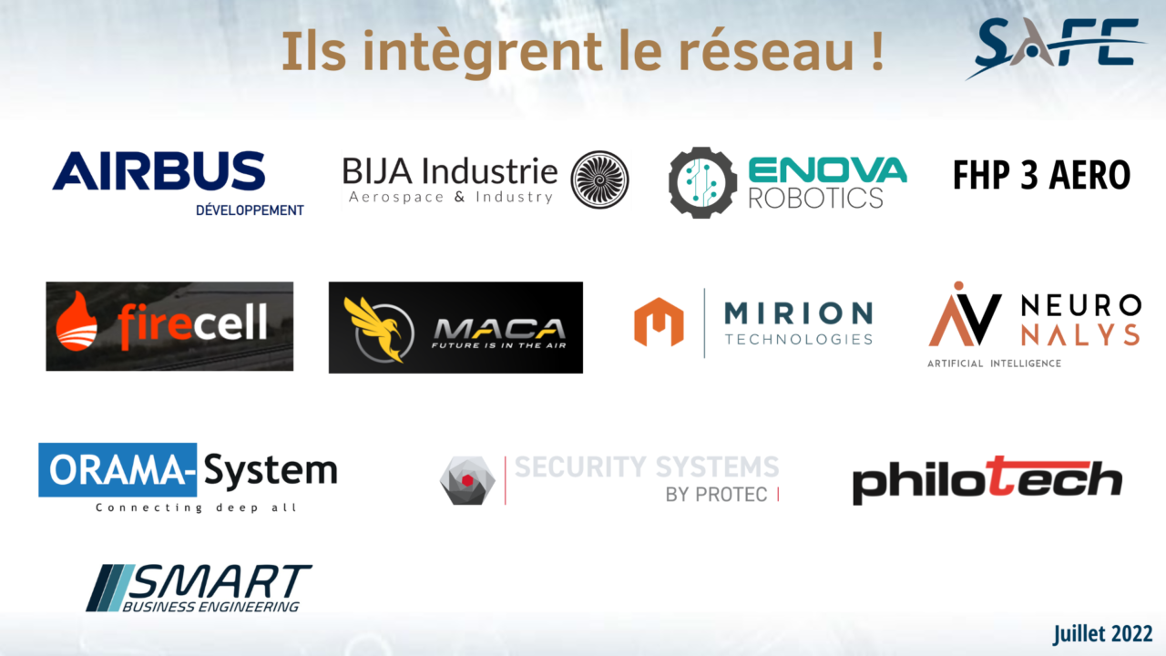 Juillet 2022 – Ils intègrent le réseau SAFE !