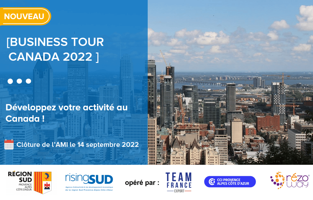 Candidatez au BUSINESS TOUR CANADA 2022 !