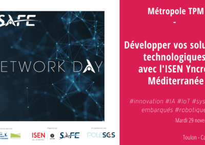 Network’ Day – Développer vos solutions technologiques avec l’ISEN Yncréa Méditerranée