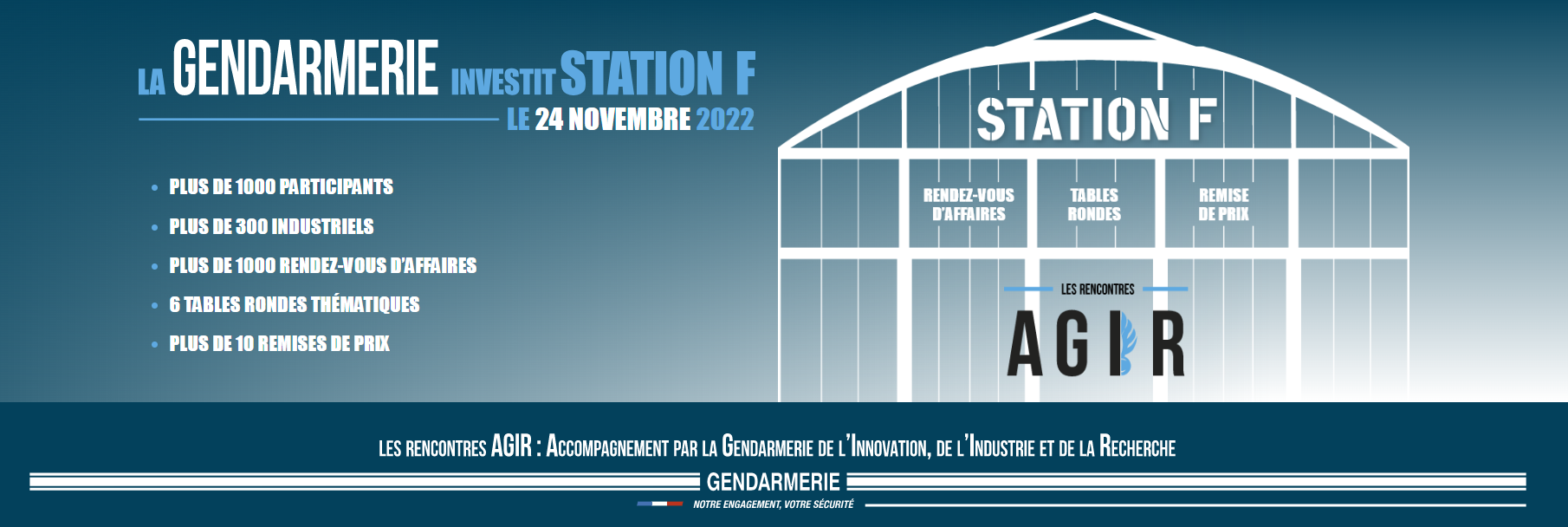bandeau les rencontres AGIR Gendarmerie