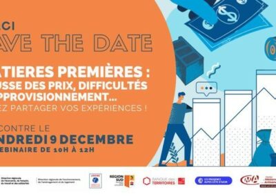 Webinaire – Matières premières : hausse des prix, difficultés d’approvisionnement… Comment faire face collectivement