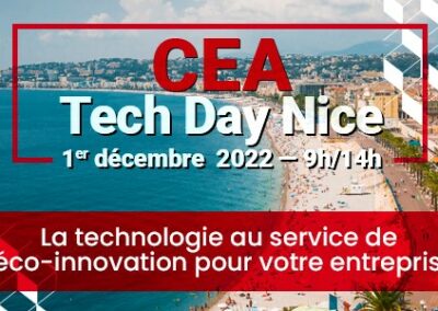 CEA Tech Day Nice – la Technologie et l’Eco-Innovation