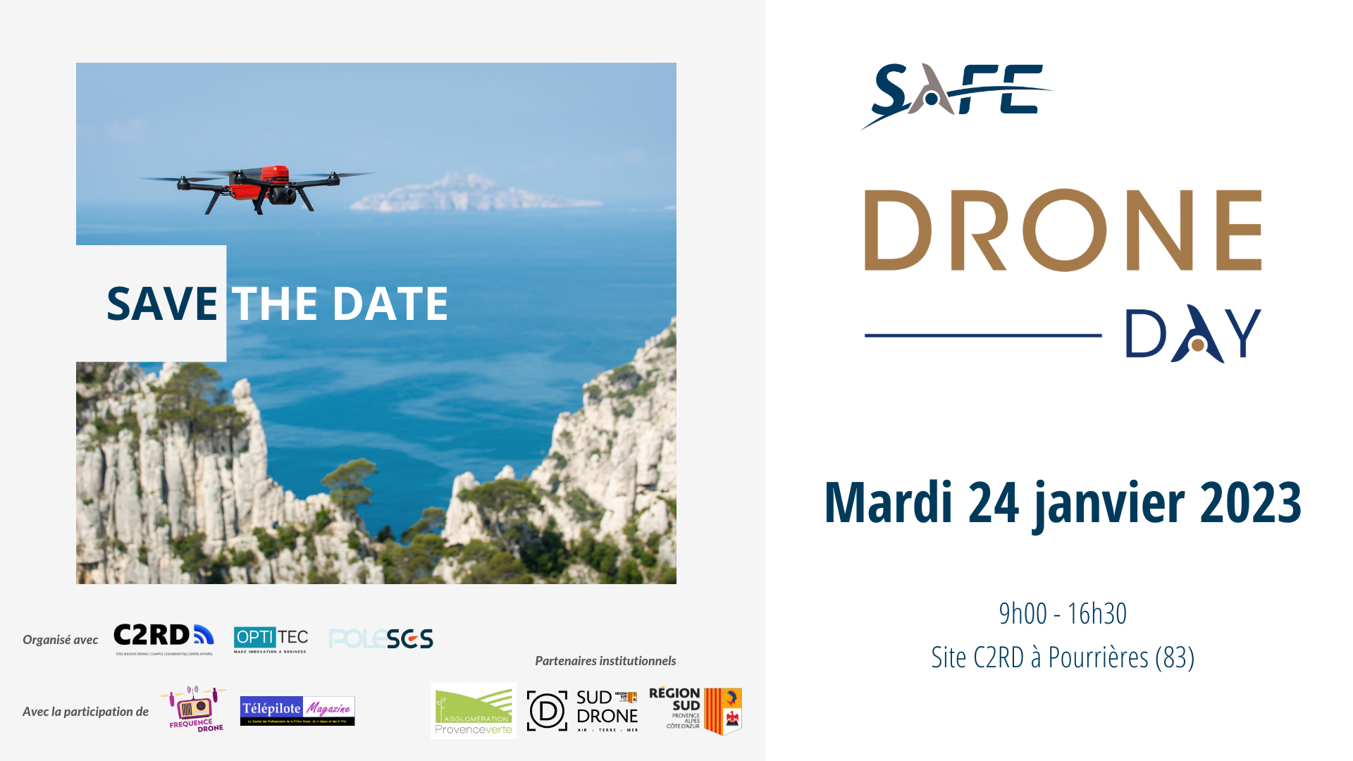 Safe drone day affiche