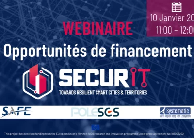 Webinaire Présentation du second Appel à Projet « SecurIT »