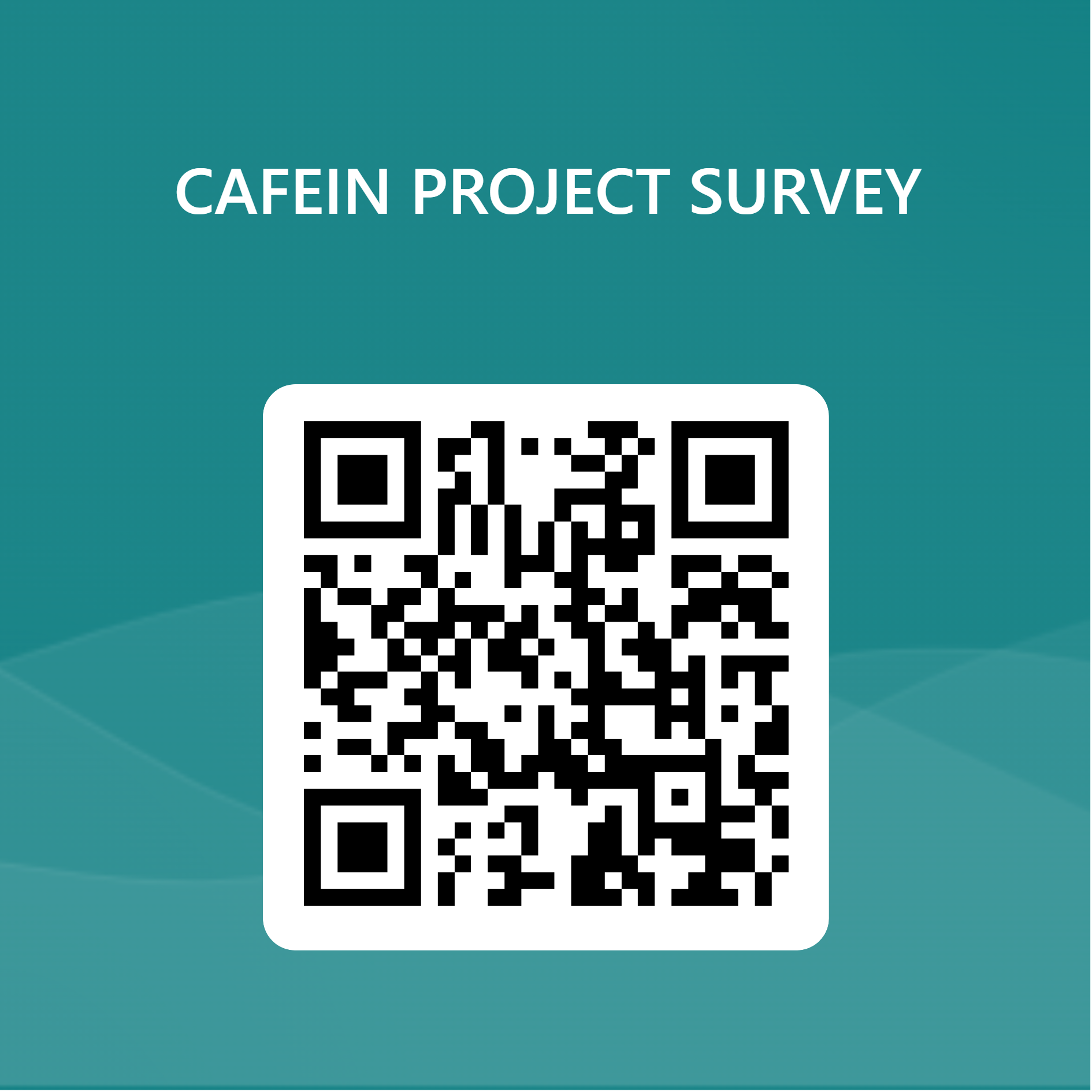 QRCode CAFEIN PROJECT SURVEY_