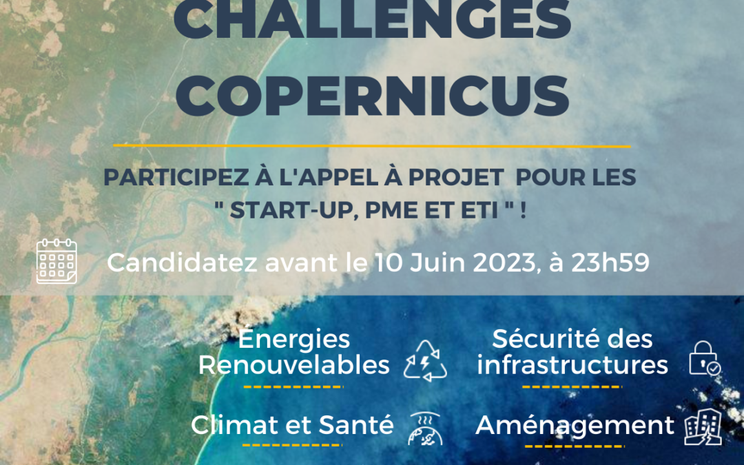 Appel à projet – Challenges Copernicus 2023