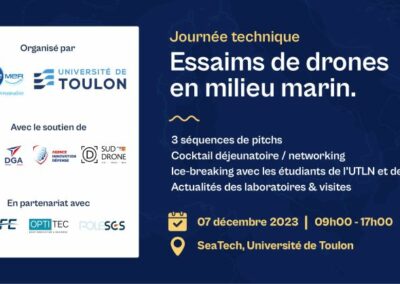 Journée technique : Essaims de drones en milieu marin