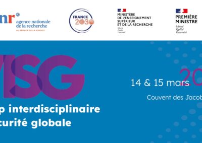 16ème édition du Workshop Interdisciplinaire sur la Sécurité Globale WISG