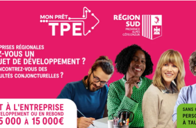Bénéficiez du dispositif « Mon Prêt TPE » de la Région Sud
