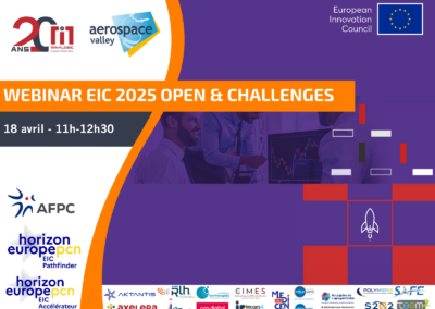 Webinaire : Opportunités de financement européennes – EIC Numérique & Espace