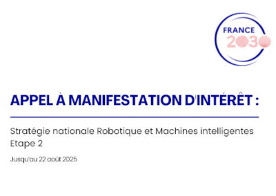 AMI : Stratégie nationale Robotique et Machines intelligentes