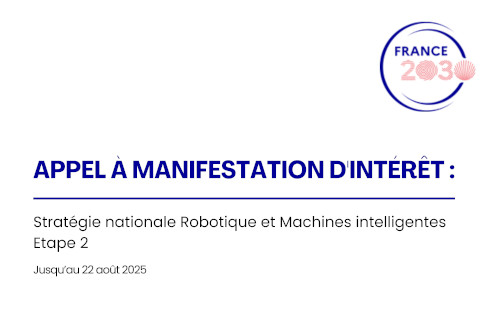 AMI : Stratégie nationale Robotique et Machines intelligentes