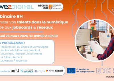 Webinaire Move2Digital : Recruter vos talents dans le numérique grâce aux jobboards et réseaux