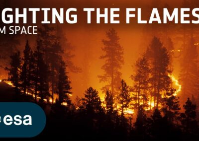 Wildfires – Appel à propositions de l’ESA pour des solutions spatiales de réponse aux feux de forêt