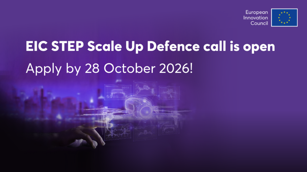 EIC STEP Scale Up Defence – Appel EIC Defence Call 2026